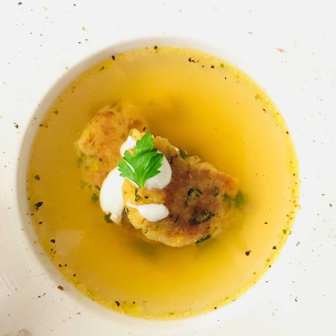 Kaspressknödelsuppe